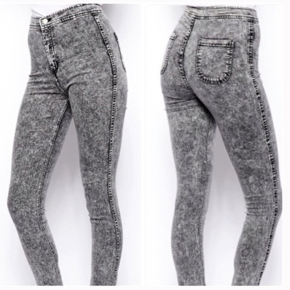 American Apparel Acid Wash Easy Jeans, Medium - Picture 1 of 7